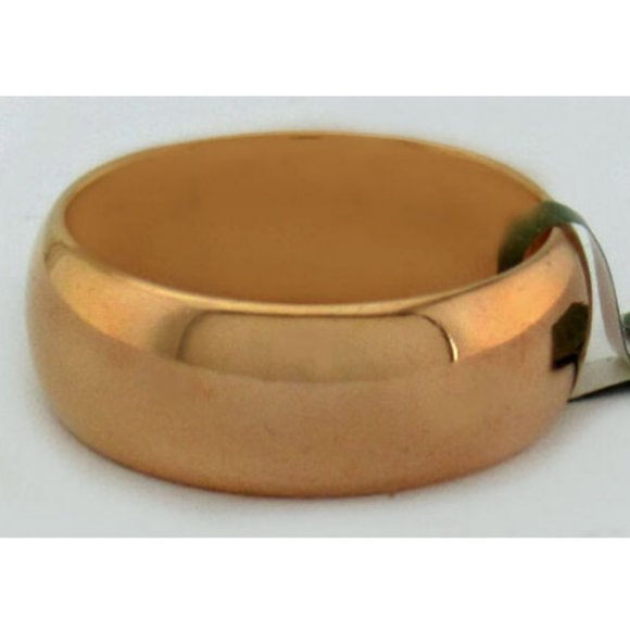 Half Round Band Ring 14k Rose Gold